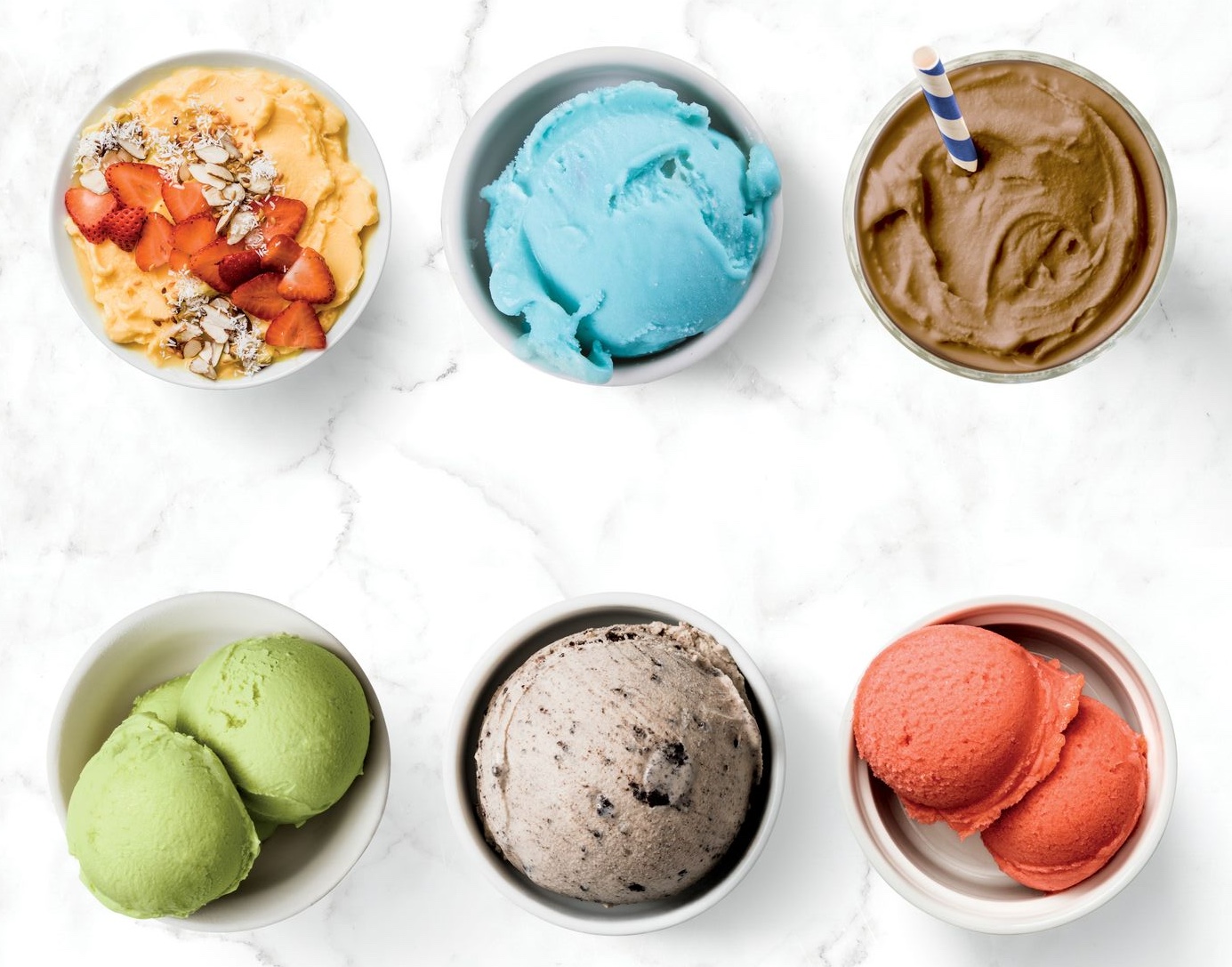 Seis helados inspirados en países futboleros